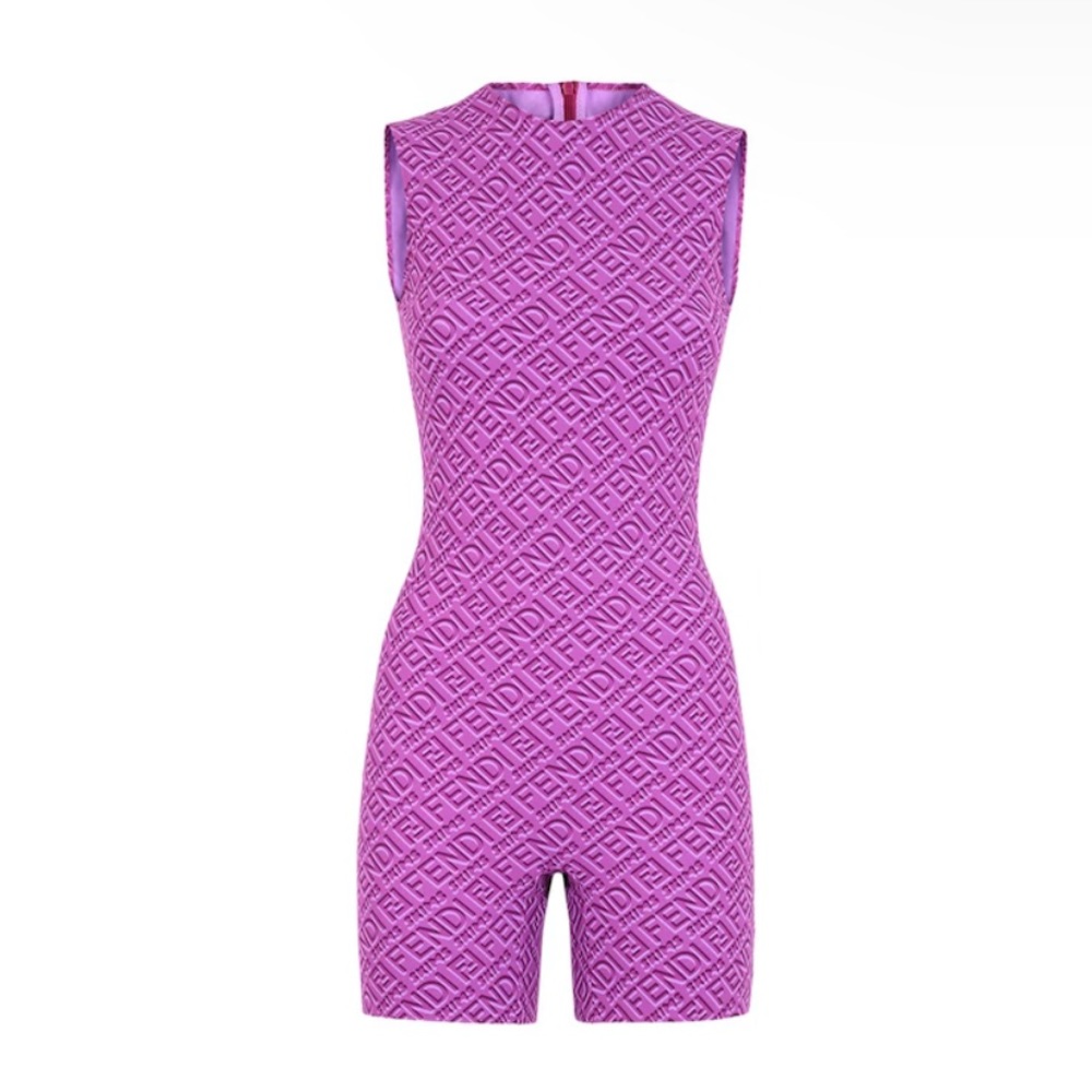 Size small, pink skims fendi bodysuit romper
